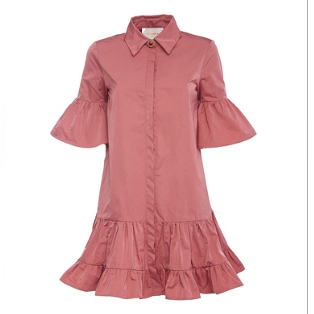 La DoubleJ Taffeta Pink Dress